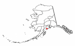 Location of Fox River, Alaska