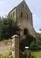 Clocher de l'ancienne église de La Cropte