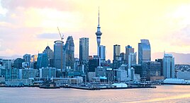 Auckland CBD and Sky Tower