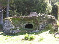 Ruins of the large domed oven in the bakehouse on Sarah Island.