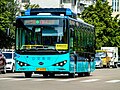 2017年8月臨時使用比亞迪純電動空調車的107路