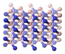 Cubic form (c-BN) sphalerite structure analogous to diamond