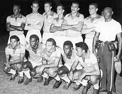 L'équipe du Brésil à la Copa América 1959.