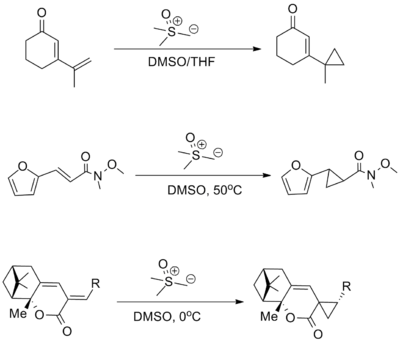 Cyclopropanation with the Johnson–Corey–Chaykovsky reaction