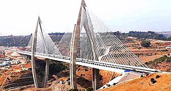 L'autoroute de contournement de Rabat.