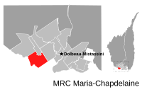 Location of Normandin