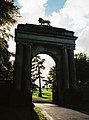 The gate at Lion Lodge