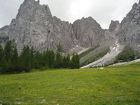 La Creta Forata vue du nord