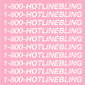 Обложка сингла Дрейка «Hotline Bling» (2015)