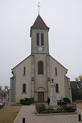 The church in Flagey-Echézeaux
