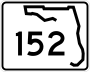 State Road 152 marker