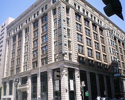 Hellman Building, northeast corner of 4th
