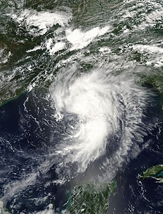 Hurricane Cindy on July 6, 2005, at 0245 UTC