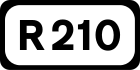 R210 road shield}}