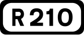 R210 road shield}}