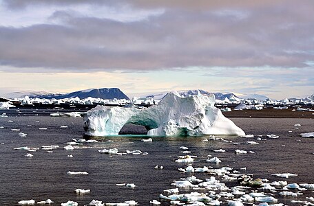 Iceberg at North American Arctic, by Mila Zinkova