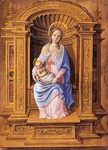 Vierge à l'Enfant de Jean Poyer (Musée du Louvre) XVe siècle