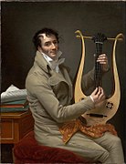 Joseph Dominique Fabry-Garat jouant de la lyre, vers 1808, Musée des Beaux-Arts de Boston