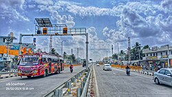 National Highway 45A passes through Kandamangalam city