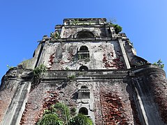 Laoag Sinking Bell Tower worm view