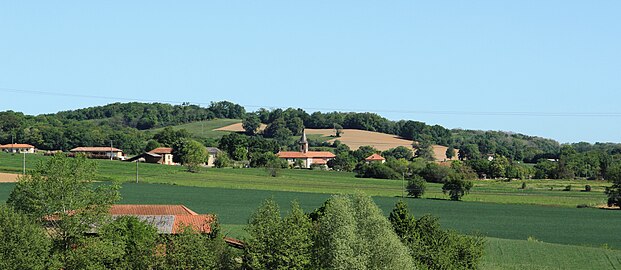 Vue en été.