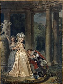 Le Serment à l’amour (1786), musée des Beaux-Arts de Dijon.