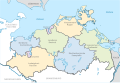 Districts and independent towns in Mecklenburg-Vorpommern