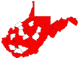 County distribution map.