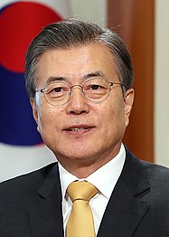 Moon Jae-in (Democratic Party) from South Gyeongsang[a]