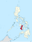 Map of the Philippines highlighting the Negros Island Region