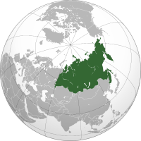 Location of North Asia.
