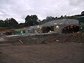 Northern Portal of St Helena Tunnel (Under construction as at 23 Feb 2014), part of the Tintenbar to Ewingsdale Project