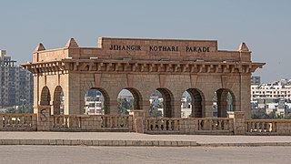 The Jehangir Kothari Parade at the northern edge of the park