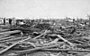 Destruction in Sauk Rapids, Minnesota after the 1886 tornado