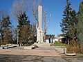 Soviet war monument in Pustomyty