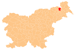 Location of the Municipality of Gornja Radgona in Slovenia