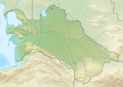 Location in Turkmenistan