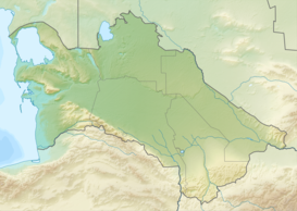 Transcaspia ubicada en Turkmenistán