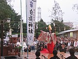 静の舞（藤沢市の白旗神社） 2009年6月13日撮影