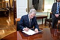 President Niinistö signed and confirmed the laws regarding Finland's NATO membership approved by the Finnish parliament on 23 March 2023.