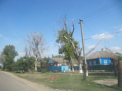 The selo of Takhta in Ipatovsky District