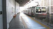 上田電鉄ホーム（2011年9月）