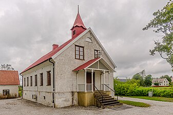 Tidigare kapell som tillhört Evangeliska Frikyrkan.