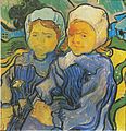 Two Young Girls or Two Children, 1890, Musée d'Orsay, Paris, France (F783)