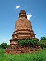 Lan Na style [th] chedi in an ancient Wat Thale Thalai, Mueang district.