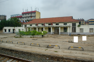 车站站舍，现已停用（2023年）
