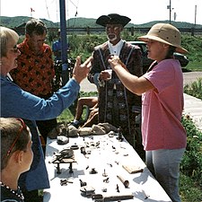 Description des artefacts provenant du cercle de feu