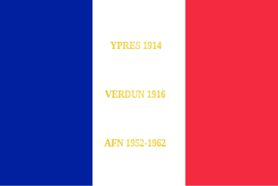 Drapeau du 157e régiment d'infanterie.