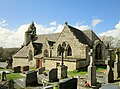 Église Saint-Envel de Loc-Envel ː vue extérieure d'ensemble (depuis le sud-est).