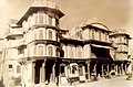 A rare photograph of the Old Palace (Rajwada) of Dewas Junior.